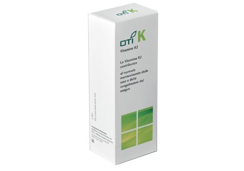 Oti k integratore di vitamina k2 per il mantenimento delle ossa e della coagulazione del sangue gocce orali 20ml