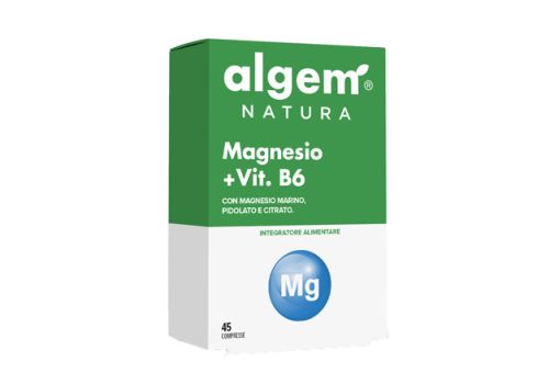 Algem natura magnesio + vitamina B6 45 compresse