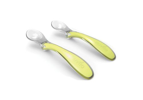 Set 2 cucchiai in silicone verde
