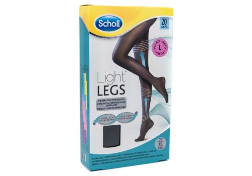 DR. SCHOLL LIGHT LEGS 20DEN TAGLIA L NERO