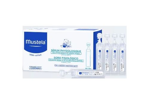 Mustela soluzione fisiologica nasale per bambini 20 fiale da 5ml