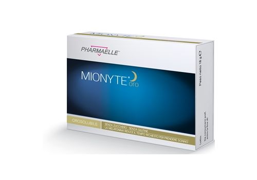 Mionyte Oro integratore con melatonina e piante per favorire il sonno 30 compresse orosolubili