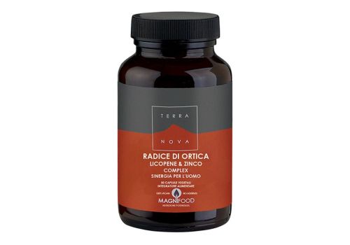 Terranova Radice di Ortica Licopene & Zinco Complex integratore per il benessere della prostata 50 capsule vegetali