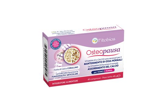 Osteopausa integratore per la salute delle ossa in menopausa 40 compresse