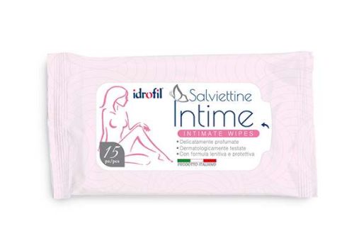 Idrofil salviettine detergenti per igiene intima 15 pezzi