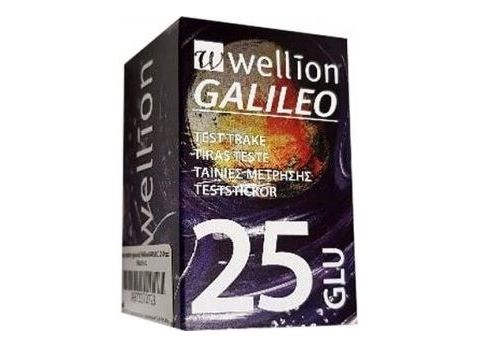 Wellion Galileo strisce reattive per la misurazione della glicemia 25 pezzi