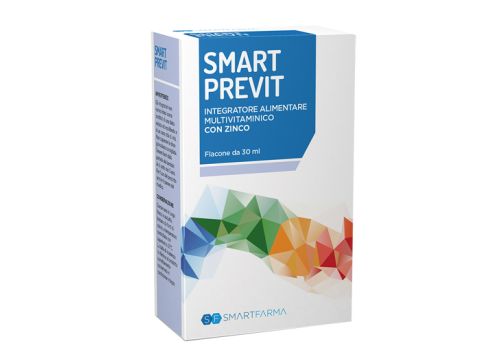 Smart Previt integratore multivitaminico con zinco gocce orali 30ml