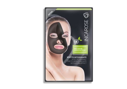 Incarose Bio Mask Innovation Black maschera viso in tessuto effetto detossinante 23ml