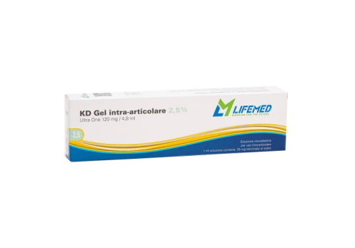 KD gel intra-articolare 2,5% soluzione viscoelastica siringa preriempita 4,8ml