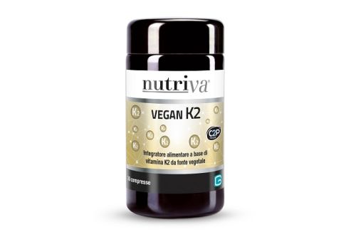 Nutriva Vegan K2 integratore per la coagulazione del sangue 30 compresse