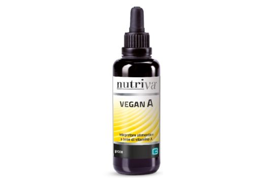 Nutriva Vegan A integratore antiossidante di vitamina A gocce orali 30ml