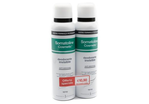 SOMATOLINE Cosmetic Deodorante Invisibile Spray 2x150ml