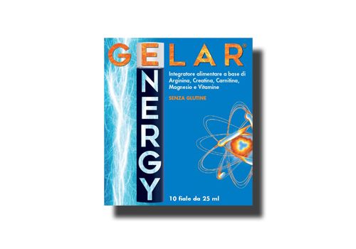 Gelar Energy integratore ad azione tonica 10 fiale x 25ml