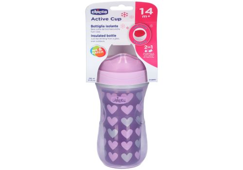 Chicco Active Cup 14m+ tazza rosa