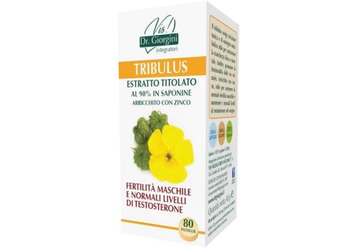Tribulus estratto titolato integratore per la fertilità maschile 80 pastiglie