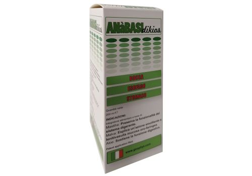 Anabasi Dikios integratore per la funzionalità della gola e del sistema digerente soluzione orale 200ml