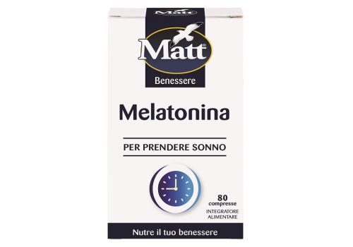 Matt Melatonina integratore per il riposo notturno 80 compresse