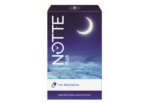 Notte Plus con melatonina integratore per il riposo notturno 60 capsule