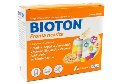 Bioton Pronta Ricarica integratore ad azione tonica 20 bustine