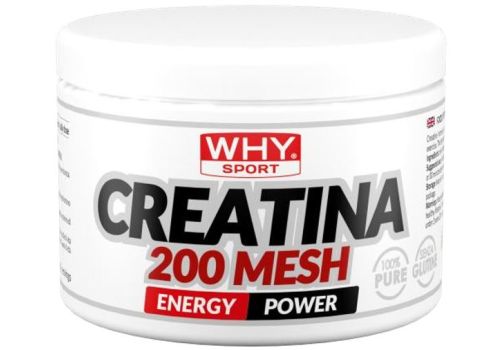 Why Sport Creatina 200 mesh integratore di energia senza glutine 200 grammi