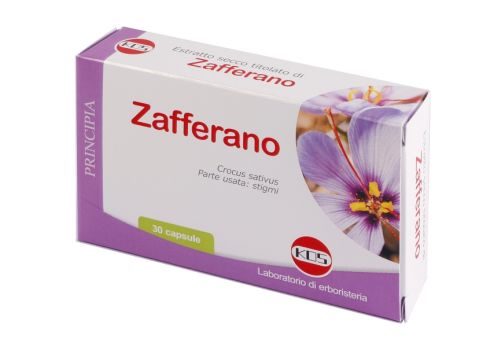 Zafferano estratto secco integratore per il tono dell'umore 30 capsule