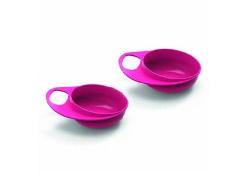 Nuvita Easy Eating piatto colore rosa