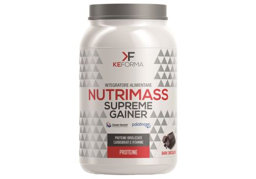Nutrimass supreme gainer dark chocolate integratore per l'attività sportiva 1,5kg