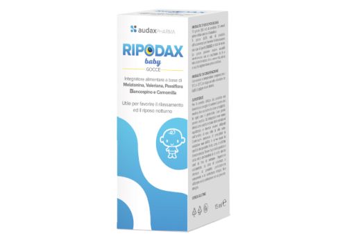 Ripodax Baby integratore per favorire il riposo notturno dei bambini gocce orali 15ml