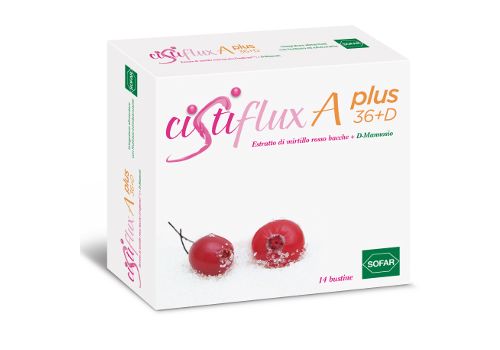 Cistiflux A Plus 36+D integratore per il benessere delle vie urinarie 14 bustine