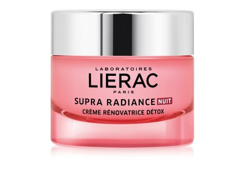 Lierac Supra Radiance Crema Viso Detox Antieta' Rinnovatrice Notte 50 ml