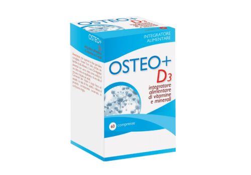 Osteo+ D3 integratore per salute ossea e per il sistema immunitario 60 compresse