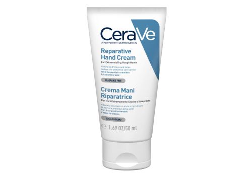 CeraVe Crema Mani Riparatrice Idratazione Intensa con acido ialuronico 50ml