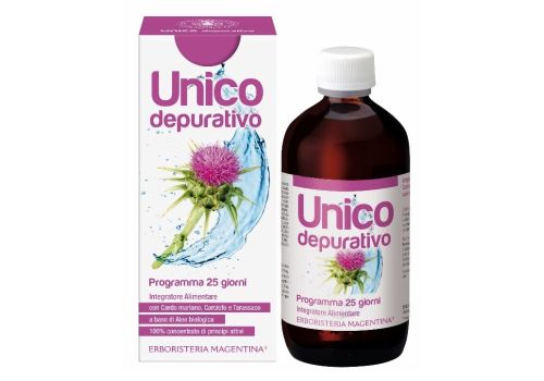 Unico integratore ad azione depurativa soluzione orale 250ml