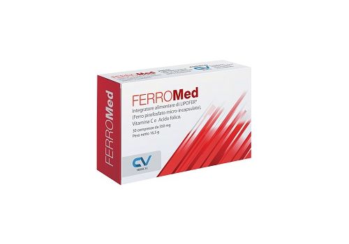 Ferromed integratore di ferro con vitamina C e acido folico 30 compresse