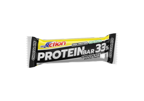 Proaction prot bar 33% barretta proteica al cioccolato 50 grammi
