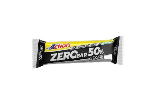 Zero bar 50% gusto cocco barretta proteica 60 grammi