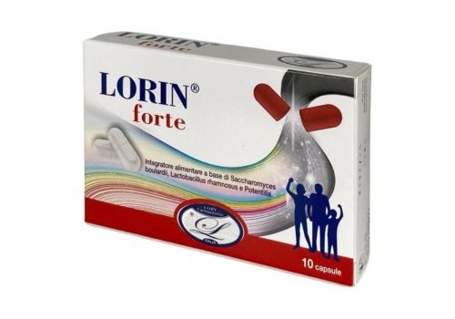 Lorin Forte integratore di fermenti latttici 10 capsule