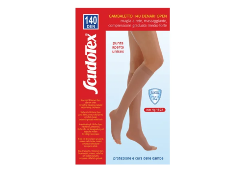 Scudotex gambaletto 140 denari punta aperta colore skin taglia 3
