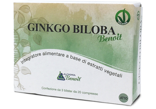 Ginko Biloba Benoit integratore per la funzione cerebrale 60 compresse