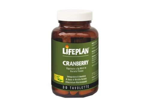 Cranberry integratore per il supporto delle vie urinarie 30 tavolette