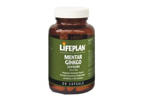 Lifeplan Mentar Ginkgo integratore tonico 30 capsule