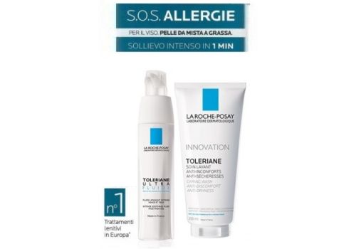 LA ROCHE-POSAY TOLERIANE Ultra Fluide 40ml+Toleriane Crema detergente 50ml OMAGGIO