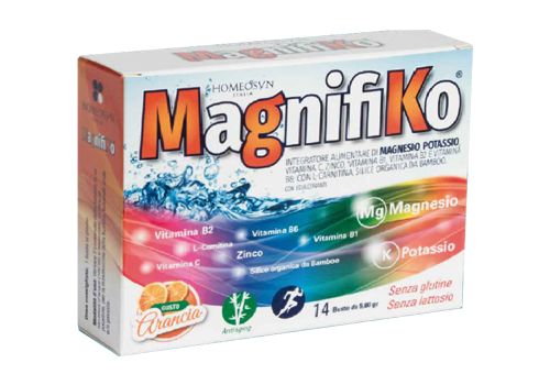 Magnifiko integratore di sali minerali con vitamine gusto arancia 14 bustine