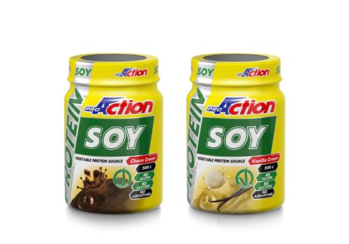 Protein soy choco cream integratore a base di proteine di soia 500 grammi