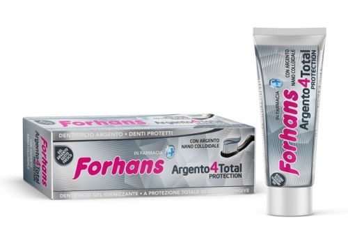 Forhans Argento 4 Total Protection dentifricio gel igienizzante 75ml