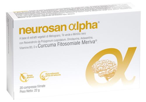 Neurosan Alpha integratore per il benessere del sistema nervoso 20 compresse