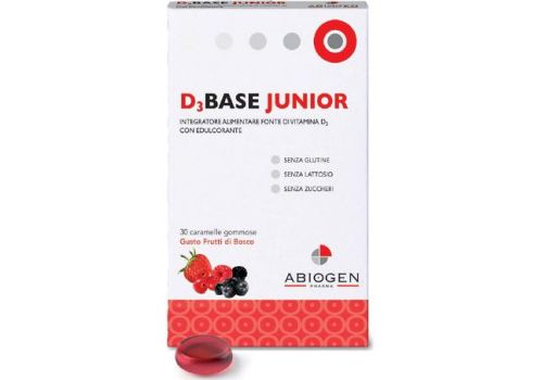 D3BASE JUNIOR 30 CARAMELLE GOMMOSE