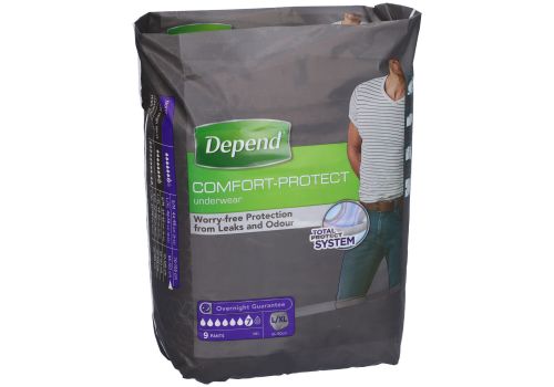 Depend Comfort-Protect Uomo slip assorbenti taglia l/xl 9 pezzi