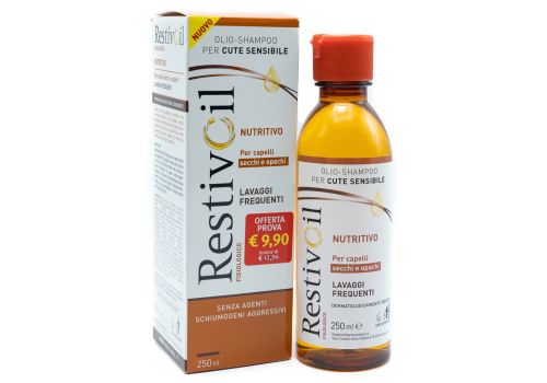 Restivoil Nutritivo olio-shampoo per cute sensibile capelli secchi e opachi 250ml