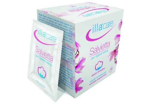 Illa Care salviette intime detergenti tessuto delicato 14 pezzi
